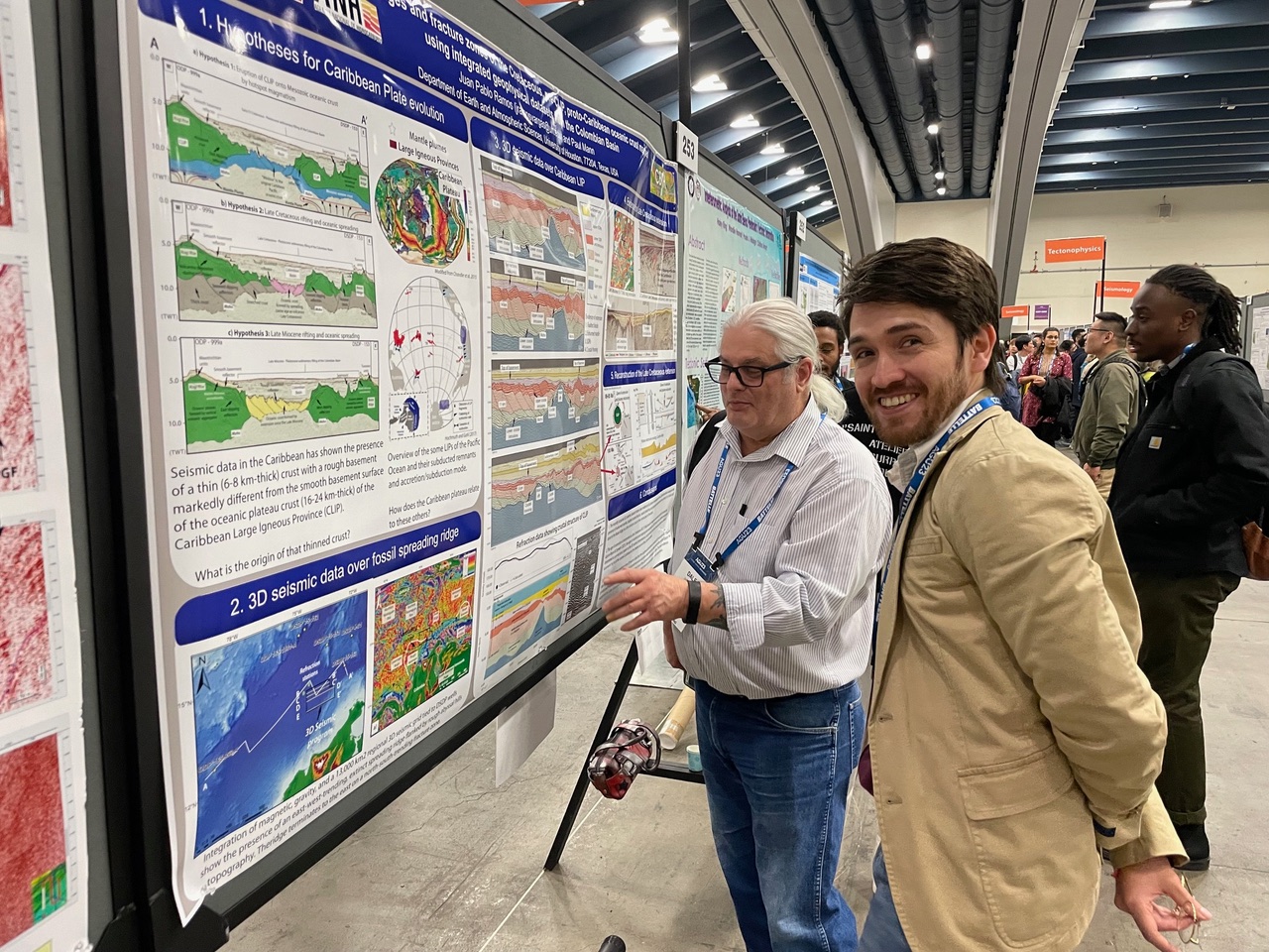 Juan Pablo Ramos presents at AGU 2023