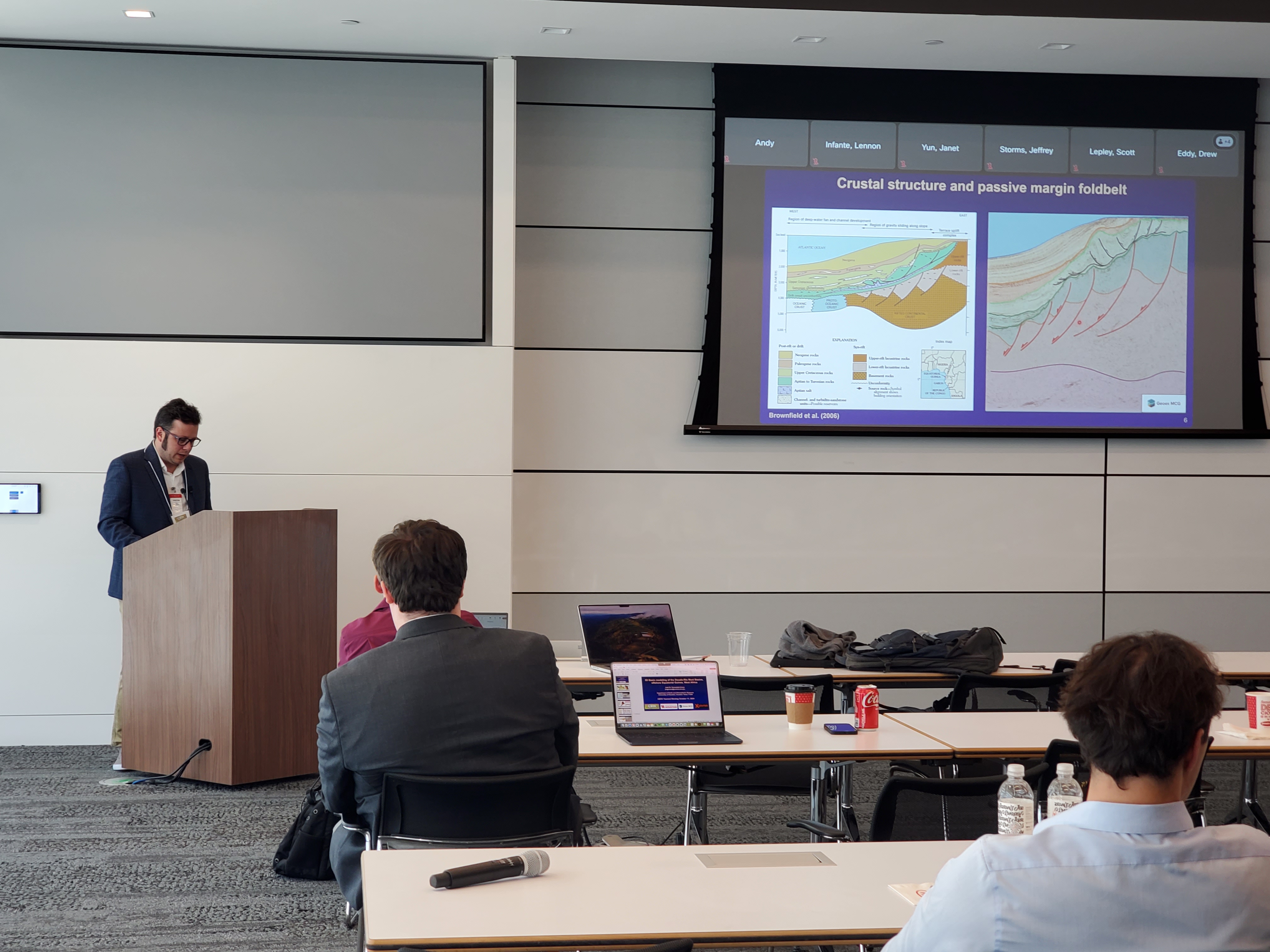 Jose Gorosabel presents at the 2024 CBTH Annual Sponsor Meeting